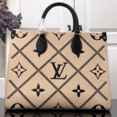 루이비통 LOUIS VUITTON 2022 SS 말타쥬 온더고 MM 토트백 아이보리 M46015 커스텀급