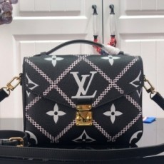 루이비통 LOUIS VUITTON 2022 SS 말타쥬 포쉐 메티스 토트백 블랙 M46028 커스텀급