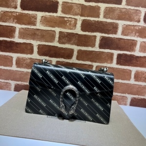 구찌 GUCCI 2022 SS 발렌시아가 콜라보 디오니소스 미듐 숄더백 400249 커스텀급