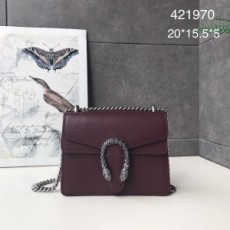구찌 GUCCI 2022 SS 디오니소스 미니 체인 숄더백 버건디 421970 커스텀급