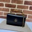 구찌 GUCCI 2022 SS 다이애나 뱀부 핸들 미니 체인 숄더백 블랙 675795 커스텀급