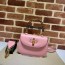 구찌 GUCCI 2022 SS 다이애나 뱀부 스몰 탑 핸들백 핑크 675797 커스텀급