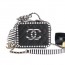 샤넬 CHANEL 2022 SS 캐비어 스트라이프 체인 카메라백 93344 커스텀급