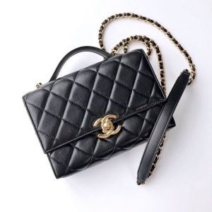 샤넬 CHANEL 2022 SS 램스킨 뉴시즌 체인 플랩백 AS2976 커스텀급