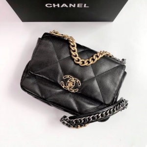샤넬 CHANEL 2022 SS 19 램스킨 CC 골드메탈 제니백 스몰 블랙 플랩백 AS1160 커스텀급