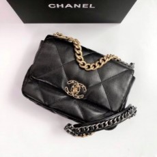 샤넬 CHANEL 2022 SS 19 램스킨 CC 골드메탈 제니백 스몰 블랙 플랩백 AS1160 커스텀급