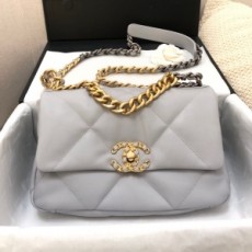 샤넬 CHANEL 2022 SS 19 램스킨 CC 골드메탈 제니백 스몰 그레이 플랩백 AS1160 커스텀급
