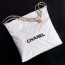 샤넬 CHANEL 2022 SS 빈티지 페이던트 체인 파우치 호보백 미듐 화이트블랙 AS3261 커스텀급