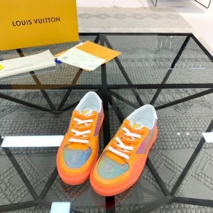 루이비통 LOUIS VUITTON 2022 SS 멀티 캐릭터 오렌지 남성 슈즈 커스텀급