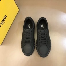 펜디 FENDI 2022 SS 스티치 기본 블랙 남성 슈즈 커스텀급