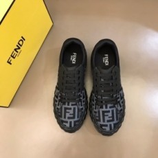 펜디 FENDI 2022 SS 캐릭터 로고 투톤 블랙 남성 슈즈 커스텀급