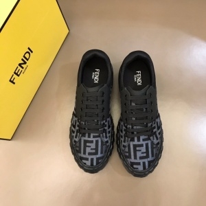 펜디 FENDI 2022 SS 캐릭터 로고 투톤 블랙 남성 슈즈 커스텀급