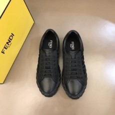 펜디 FENDI 2022 SS 각인 로고 투톤 블랙 남성 슈즈 커스텀급
