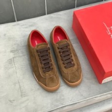 페레가모 FERRAGAMO 2022 SS 퍼포 로고 남성 슈즈 커스텀급