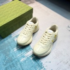 구찌 GUCCI 2022 SS 스타 캐릭터 옐로우 커플 슈즈 커스텀급