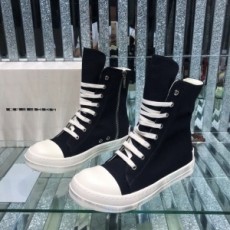 릭오웬스 RICK OWENS 2022 SS 블랙 하이탑 커플 슈즈 커스텀급
