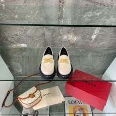 발리 BALLY 2022 SS 로고 금속버클 화이트 여성 슈즈 커스텀급
