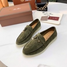 로로피아나 LORO PIANA 2022 SS 태슬 금속버클 카키 여성 슈즈 커스텀급