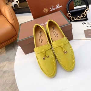 로로피아나 LORO PIANA 2022 SS 태슬 금속버클 옐로우 여성 슈즈 커스텀급