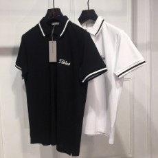 디올 DIOR 2022 SS 카라 라인 자수로고 남성 반팔티 커스텀급