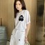 버버리 BURBERRY 2022 SS 캐릭터 자수 라운드넥 여성 반팔티 커스텀급