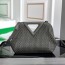 보테가 베네타 BOTTEGA VENETA 2022 SS 포인트 스티치 삼각토트 크로스백 딥그린 커스텀급