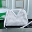 보테가 베네타 BOTTEGA VENETA 2022 SS 포인트 스티치 삼각토트 크로스백 화이트 커스텀급