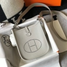 에르메스 HERMES 2022 SS 미니 TPM 에블린 화이트그레이 크로스백 미러급