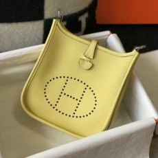 에르메스 HERMES 2022 SS 미니 TPM 에블린 엘로우 크로스백 미러급