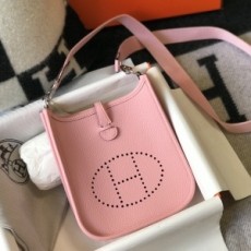에르메스 HERMES 2022 SS 미니 TPM 에블린 핑크 크로스백 미러급