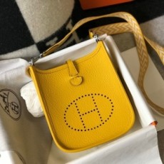 에르메스 HERMES 2022 SS 미니 TPM 에블린 딥옐로우 크로스백 미러급