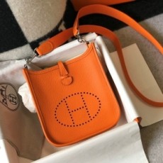 에르메스 HERMES 2022 SS 미니 TPM 에블린 오렌지 크로스백 미러급