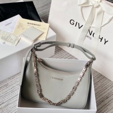 지방시 GIVENCHY 2022 SS 문 컷 아웃 호보백 2201 민트그레이 커스텀급