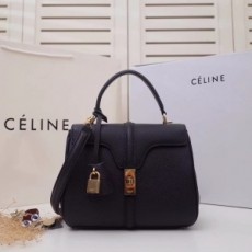 셀린느 CELINE 2022 SS 틴 소프트 16백 스몰 토트백 블랙 196853 커스텀급