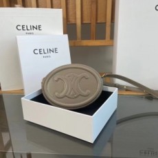 셀린느 CELINE 2022 SS 캐릭터 로고 미니 크로스백 그레이 101703 커스텀급