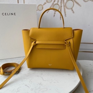 셀린느 CELINE 2022 SS 마이크로 벨트백 업뎃버젼 옐로우 토트백 커스텀급