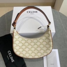 셀린느 CELINE 2022 SS 트리오페 아바 숄더백 아이보리 커스텀급