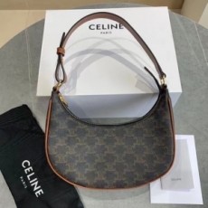 셀린느 CELINE 2022 SS 트리오페 아바 숄더백 브라운 커스텀급