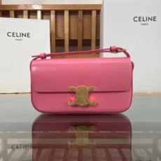 셀린느 CELINE 2022 SS 트리오페 금속버클 핑크 숄더백 194143 커스텀급
