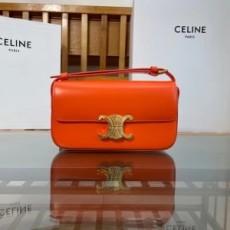 셀린느 CELINE 2022 SS 트리오페 금속버클 오렌지 숄더백 194143 커스텀급