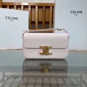 셀린느 CELINE 2022 SS 트리오페 금속버클 화이트 숄더백 194143 커스텀급