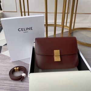 셀린느 CELINE 2022 SS 클래식 박스백 버건디 189173 미러급