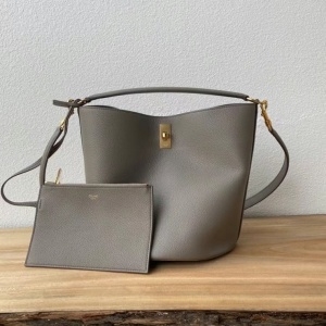 셀린느 CELINE 2022 SS 수플 버킷 16 진그레이 크로스백 195573 커스텀급