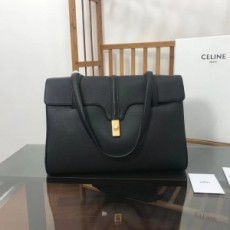 셀린느 CELINE 2022 SS 라지 소프트 16 블랙 숄더백 194043 커스텀급
