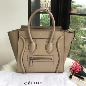 셀린느 CELINE 2022 SS 마이크로 러거지 미듐 토트백 그레이베이지 커스텀급