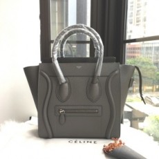 셀린느 CELINE 2022 SS 마이크로 러거지 미듐 토트백 딥그레이 커스텀급