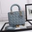 디올 DIOR 2022 SS 레이디백 미듐 민트 스트랩 토트백 6710-2 커스텀급
