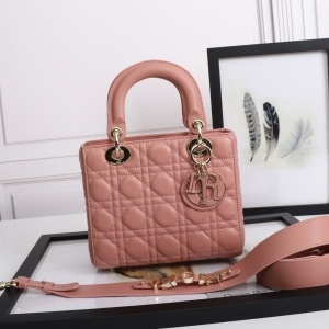 디올 DIOR 2022 SS 레이디백 스몰 핑크 스트랩 토트백 6710-1 커스텀급