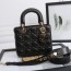 디올 DIOR 2022 SS 레이디백 스몰 블랙 스트랩 토트백 6710-1 커스텀급