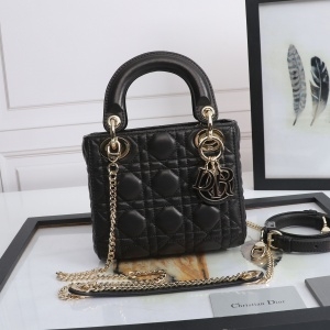 디올 DIOR 2022 SS 레이디백 미니 블랙 스트랩 토트백 6708-1 커스텀급